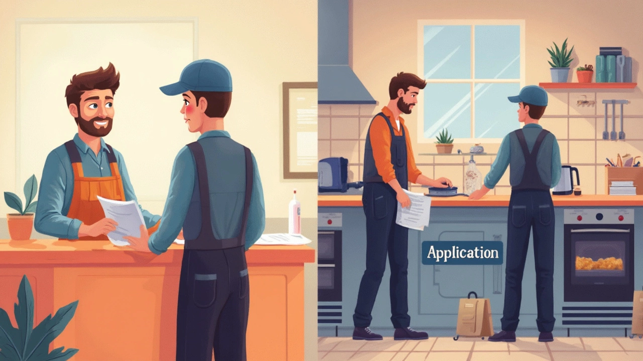 When 'Appliance' Means Applying for a Job
